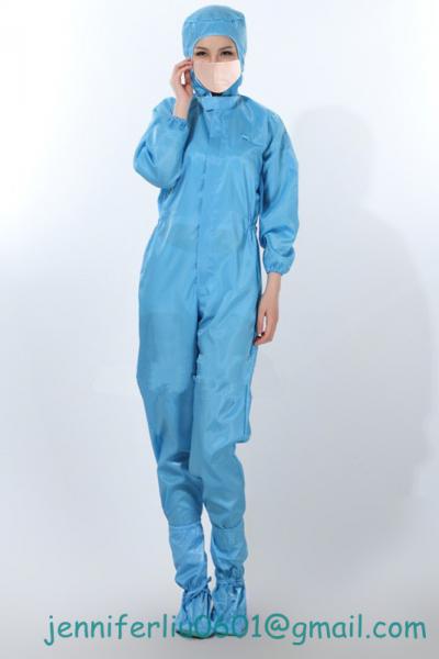 ESD Clean Room Jump Suit Coverall (work garment) for Worker in Cleanroom